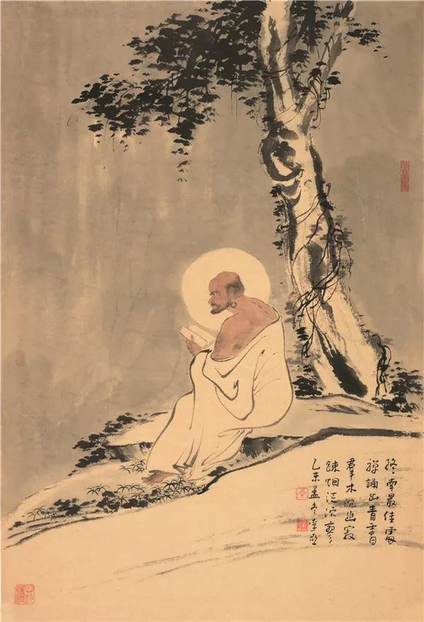 《诵经罗汉 》 78x53.jpg (600×881)